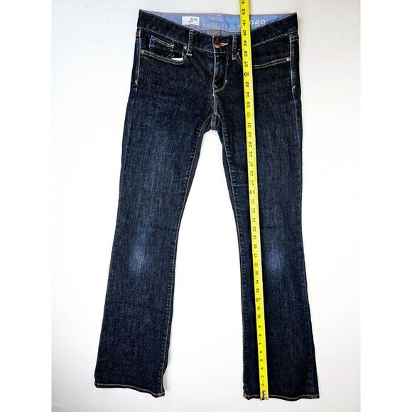 Gap 1969 27X33 Womens Curvy Blue Denim Size 27/4R 5 Pocket Jeans Cotton Elastane - Picture 7 of 12
